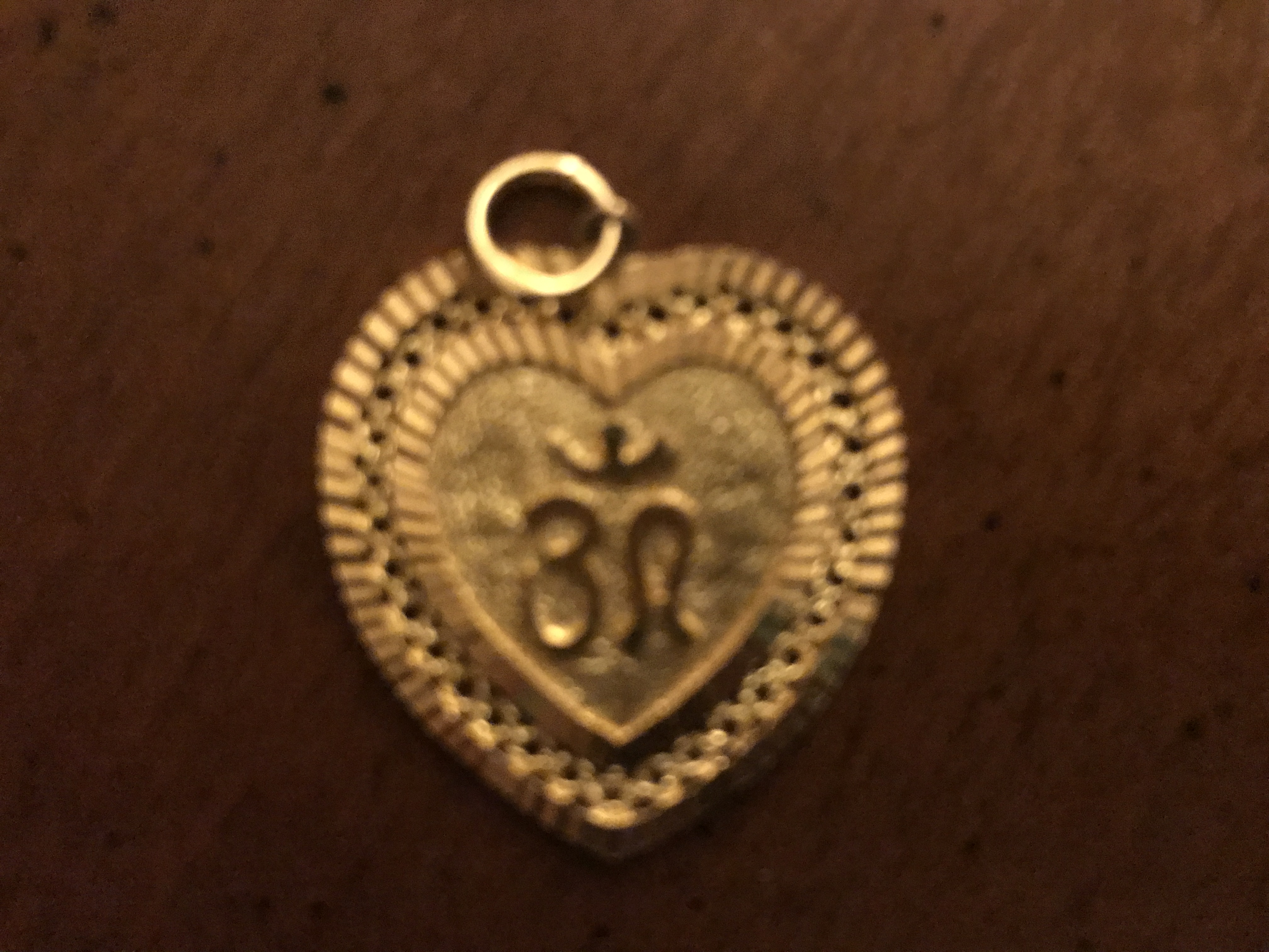 Gold Pendant OM